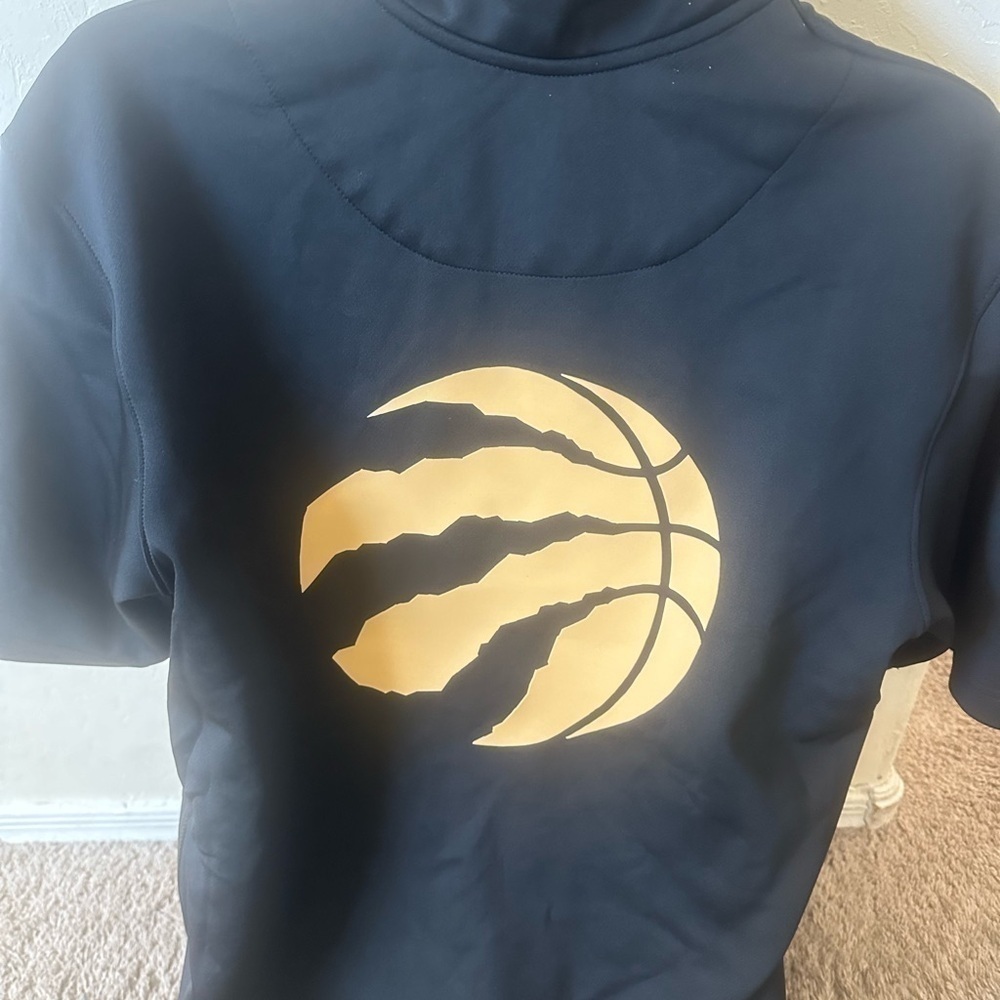 NWT Nike Toronto Raptors Button All Star 75 Year Black Gold men’s Sz l Large - Picture 10 of 12